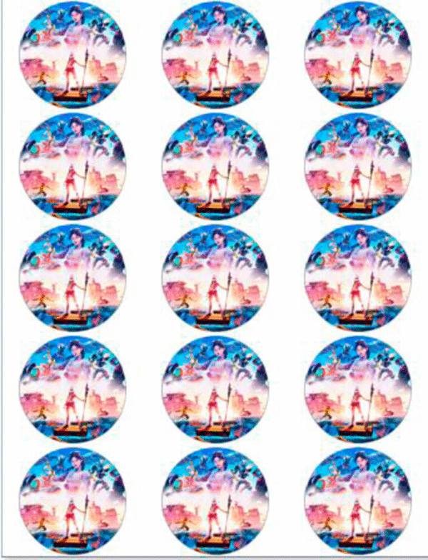 Fortnite muffinskageprint / sukkerprint