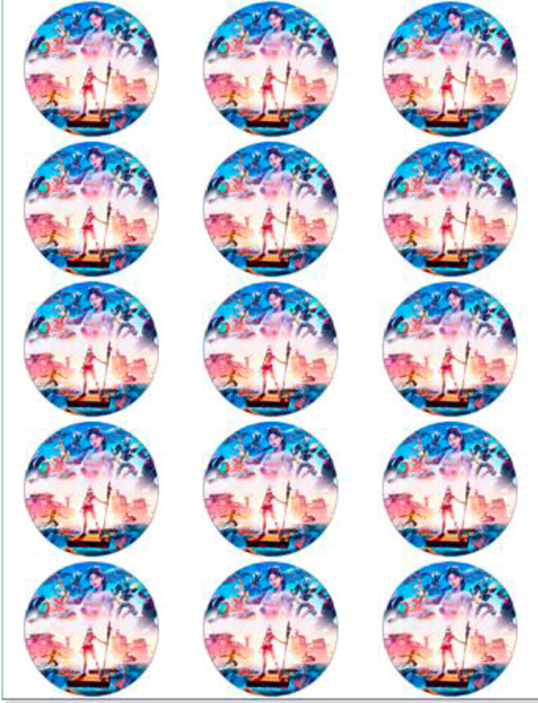 Fortnite muffinskageprint / sukkerprint