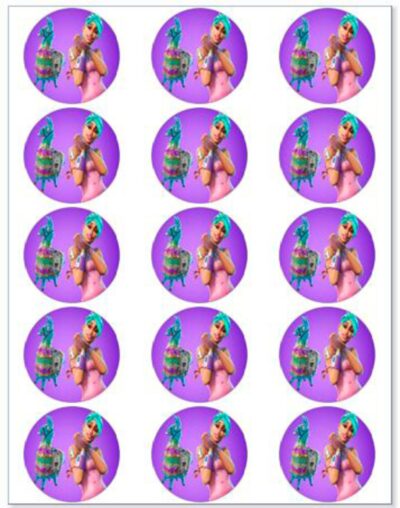 Fortnite muffinskageprint / sukkerprint