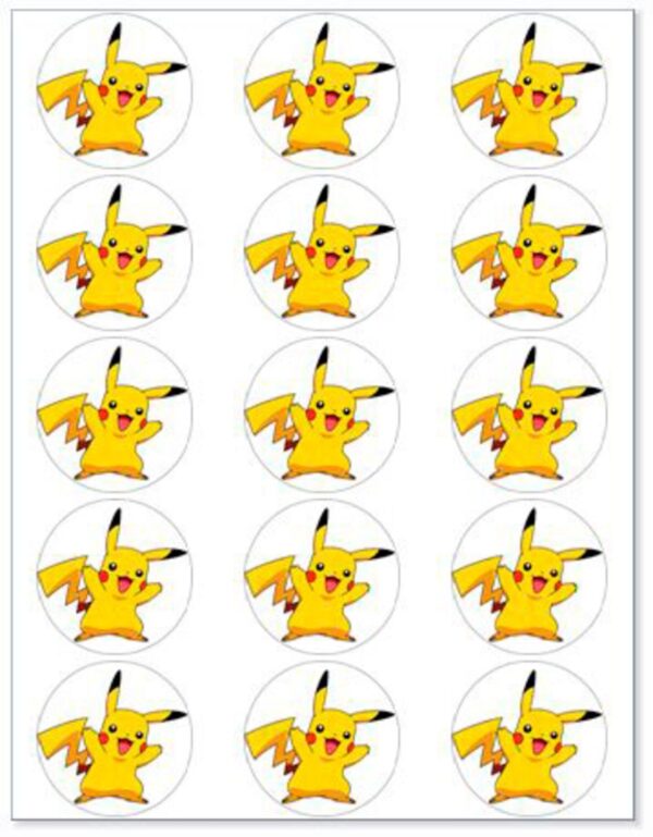 Pokemon muffinskageprint / sukkerprint