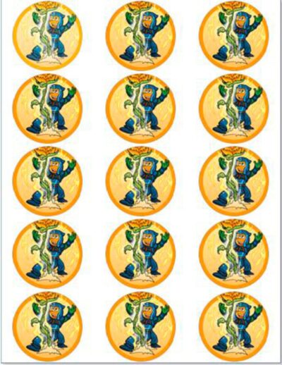 Nomerne muffinskageprint / sukkerprint