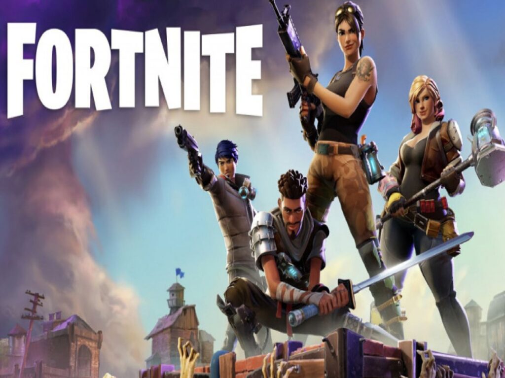 Fortnite A4 kageprint / sukkerprint