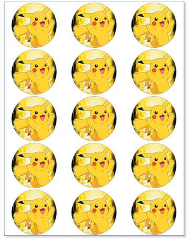 Pokemon muffinskageprint / sukkerprint