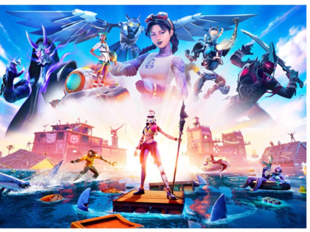 Fortnite A4 kageprint / sukkerprint