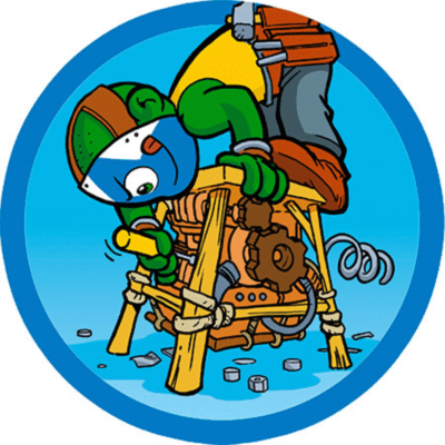 Nomerne rundt kageprint / sukkerprint - 19 cm.