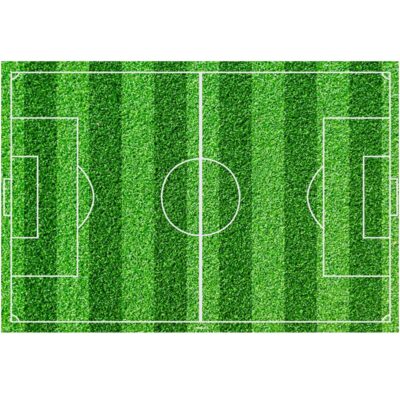 Fodboldbane sukkerprint A4