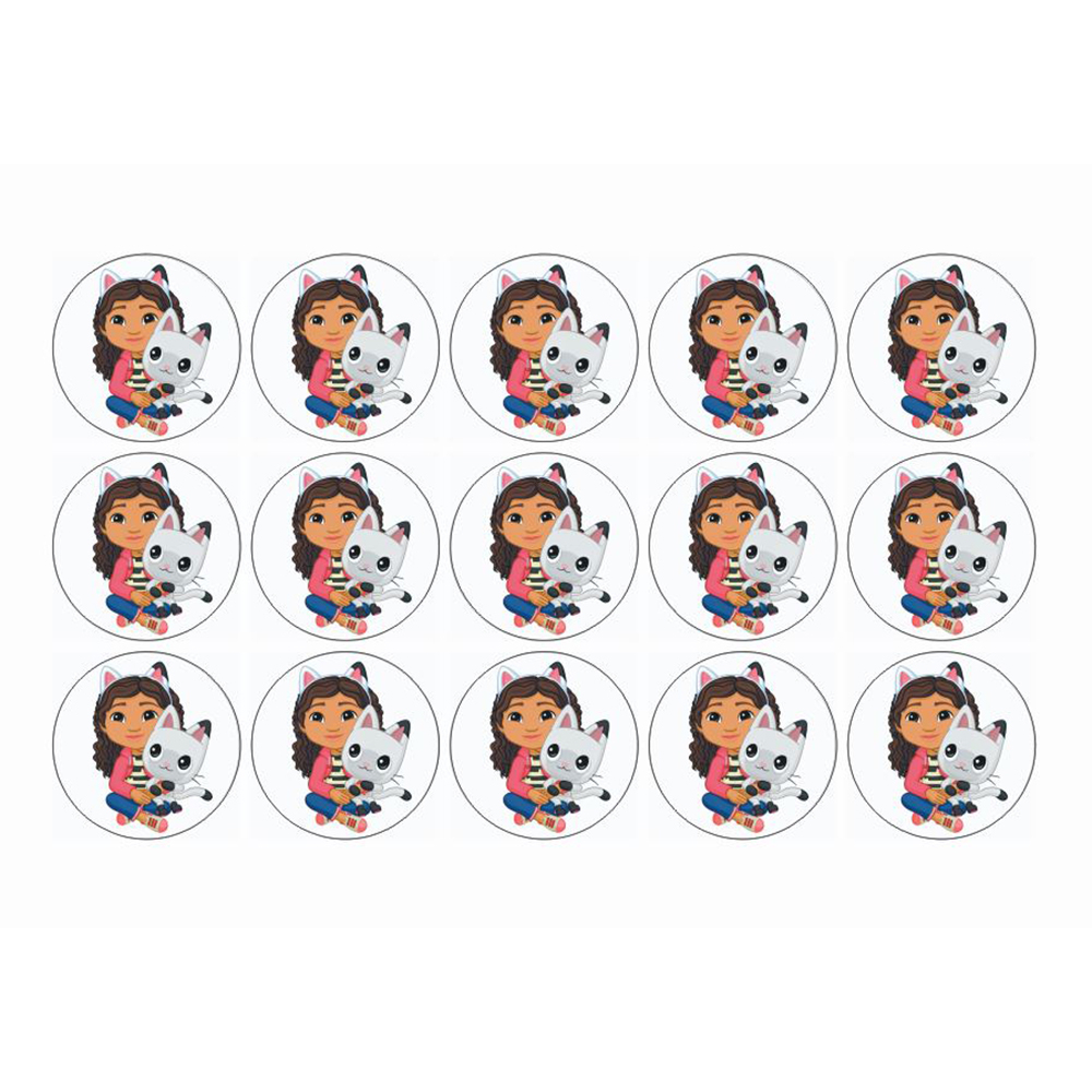 Gabbys Dukkehus muffins sukkerprint