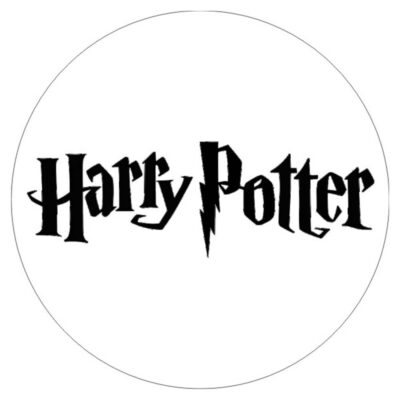 Harry Potter rundt sukkerprint - 19 cm.