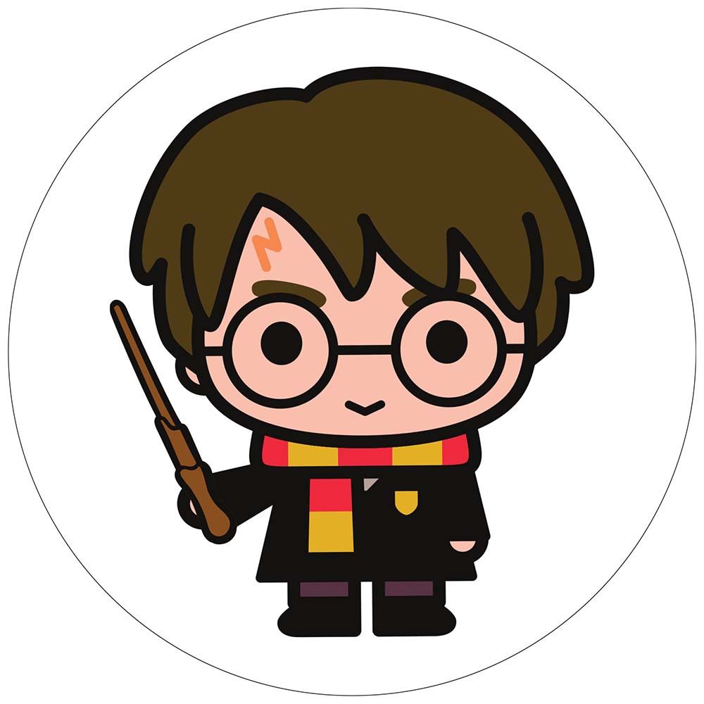 Harry Potter rundt sukkerprint - 19 cm.