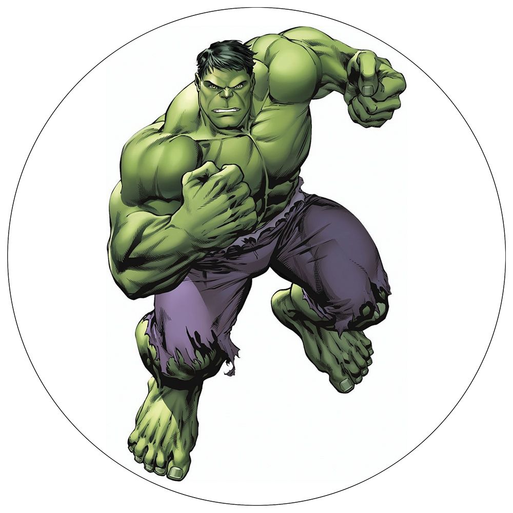 Hulk rundt sukkerprint 19 cm