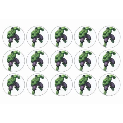 Hulk muffinskageprint / sukkerprint