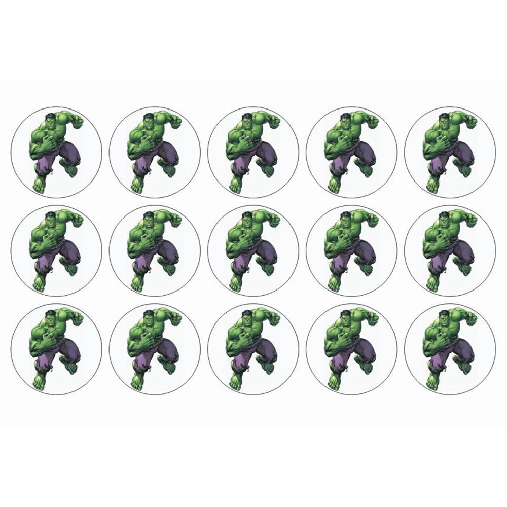 Hulk muffinskageprint / sukkerprint