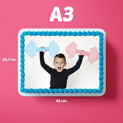 Sukkerprint med eget billede - A3