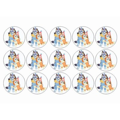 Bluey muffins sukkerprint - Festhatte