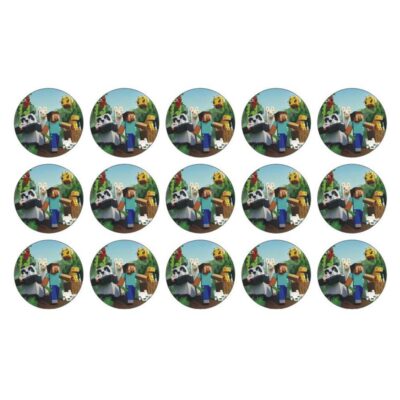 Minecraft muffinskageprint / sukkerprint