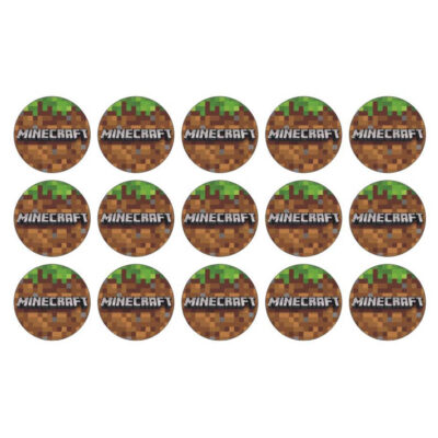 Minecraft muffinskageprint / sukkerprint