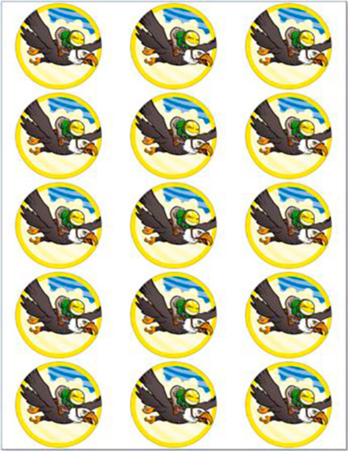 Nomerne muffinskageprint / sukkerprint