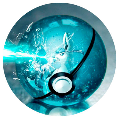 Pokemon 19 cm. rundt kageprint / sukkerprint