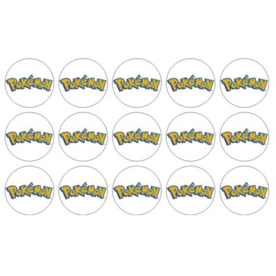 Pokemon muffinskageprint / sukkerprint - Logo