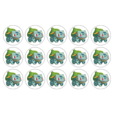 Pokemon muffinskageprint / sukkerprint - Bulbasaur