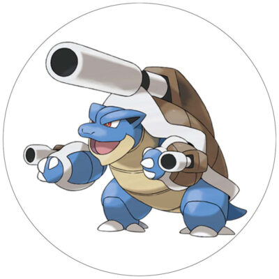 Pokemon 19 cm. rundt kageprint / sukkerprint - Blastoise
