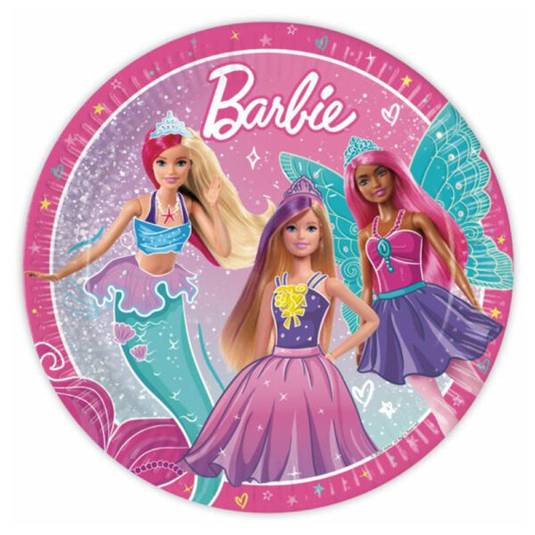 Barbie paptallekner 23 cm - Fantasy