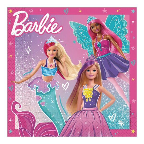Barbie servietter 20 stk - Fantasy