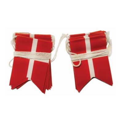 Dannebrog guirlande - 2 stk