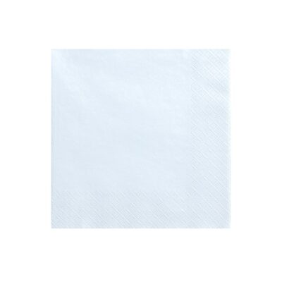 Lyseblå servietter - 20 stk.