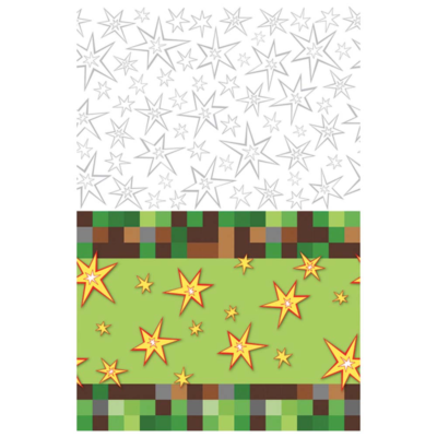 Minecraft dug 137 x 243 cm.