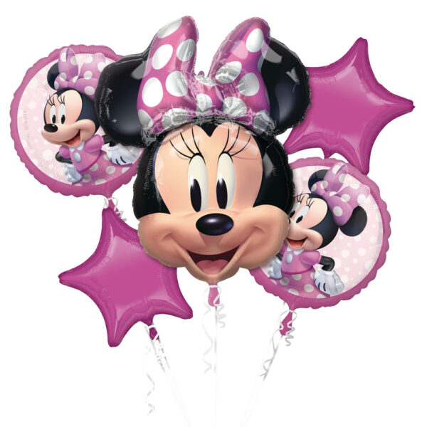 folieballoner Minnie Mouse 66 cm. - 5 stk.